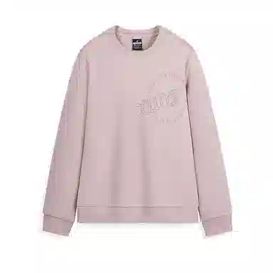 特步 圆领宽松休闲套头长袖卫衣 女款