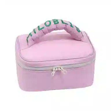 米甜兔 清新糖果色化妆包马卡龙色系手提包便携高颜值化妆品收纳袋随身洗漱包