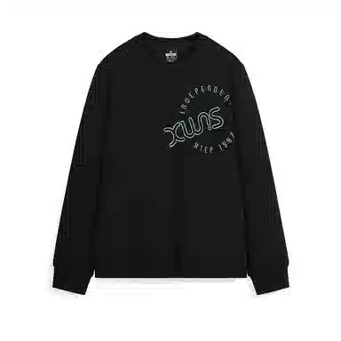 特步 圆领宽松休闲套头长袖卫衣 女款