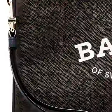 Bally Leather Wristlet Clutch Brown