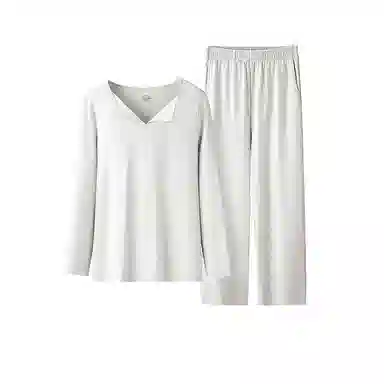 对你的私语 抗皱可外穿家居服简约睡衣套装 女款