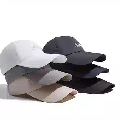 杨同学 夏季户外运动 聚酯纤维 鸭舌帽 男女同款情侣款