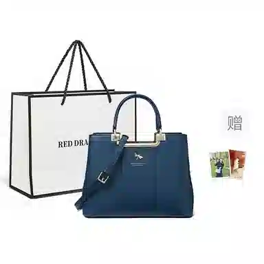 红蜻蜓 经典妈妈包复古简约设计通勤实用大容量拉链开合 牛皮 单肩包斜挎包手提包 常规 女款 米白色