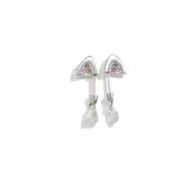 希遇 皓影菱心 中式国潮 轻奢小众设计日常通勤百搭  清新大方时尚简约风 #好运 合金 耳环 女款