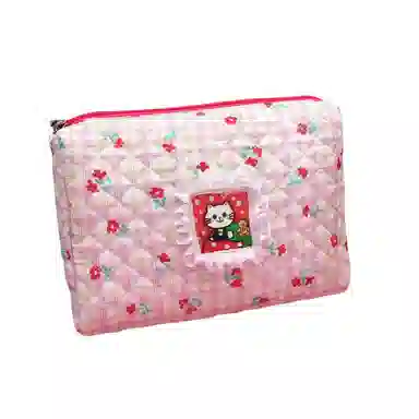 馨枕居 可爱大容量猫咪便携少女心护肤品收纳化妆包