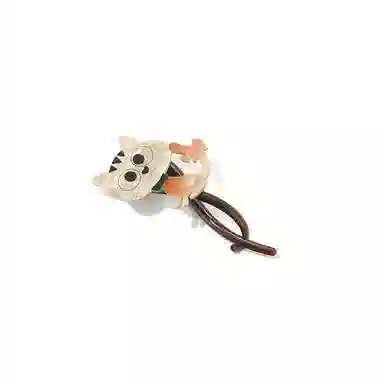 如花梦 可爱小猫高端丸子头 亚克力 发夹 女款