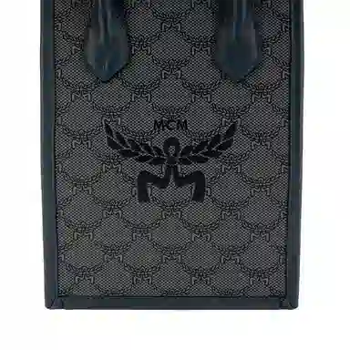 MCM Himmel Lauretus AW24 Tote Bag Deep Grey