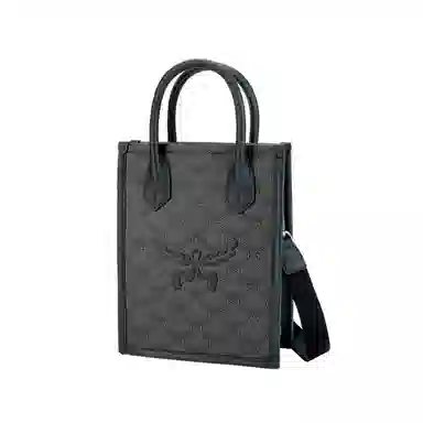 MCM Himmel Lauretus AW24 Tote Bag Deep Grey