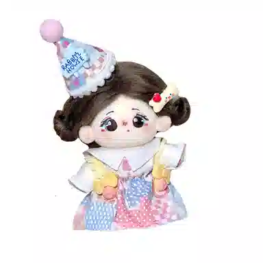 纯兔鼠 棉花娃娃衣服换装套装无属性公仔配饰连衣裙 安抚陪伴 玩偶周边