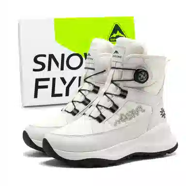 SNOW FLYING