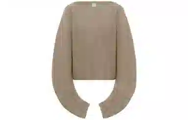 美洋 纯色圆领长袖针织衫 女款