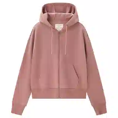 佐丹奴 双面空气层袋鼠兜宽松连帽卫衣 女款