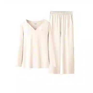 对你的私语 抗皱可外穿家居服简约睡衣套装 女款