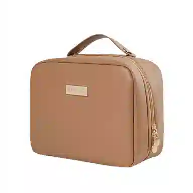 馨枕居 皮质便携防水大容量手提旅行化妆包