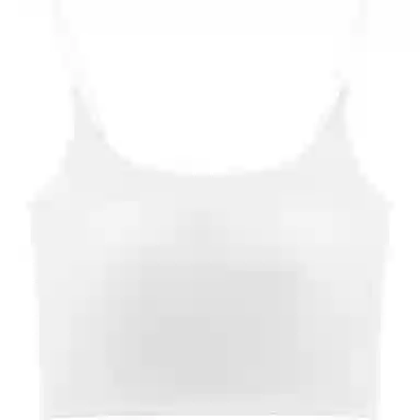 秀黛 纯色带胸垫后背镂空美背修身吊带 女款