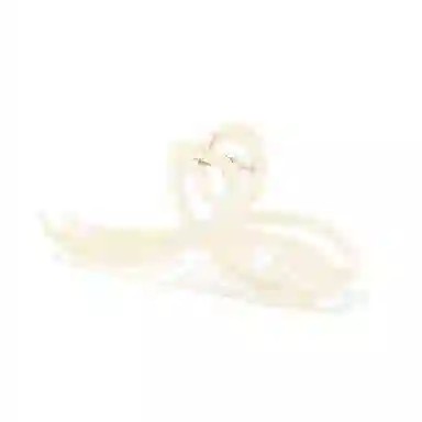 如花梦  磨砂高级感抓夹女后脑勺发量多盘发气质大 鲨鱼夹 头饰 女款