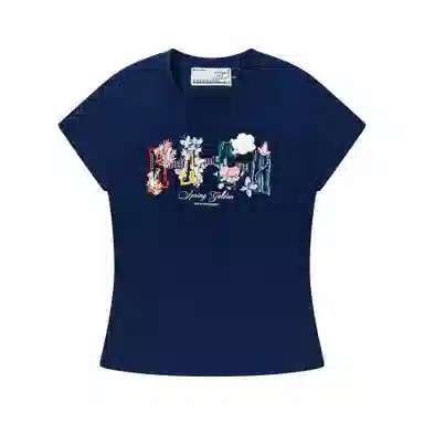 HARSH AND CRUEL Slim Fit Crew Neck T-Shirt Women