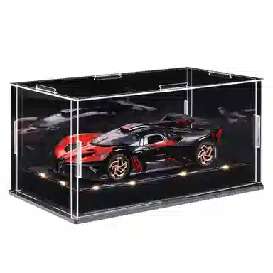 金车将 布加迪 飞火流星 合金车模 氛围感灯光展示 收藏 成品模型