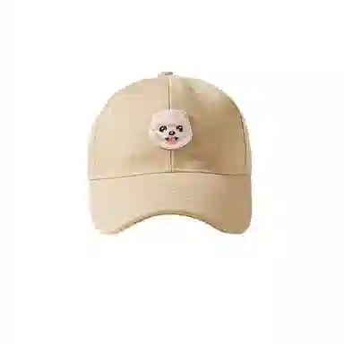 杨同学 小狗刺绣帽 棉 鸭舌帽 男女同款情侣款