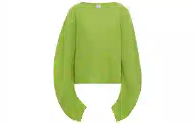 美洋 纯色圆领长袖针织衫 女款