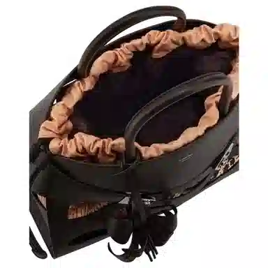 Ferragamo Back to Earth Large Handbag Morocco Brown