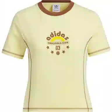 adidas originals RETRO SPORT CAMP CROP T