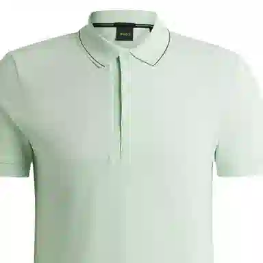 HUGO BOSS Cotton-Piqu Slim-Fit Polo Shirt With Tonal Logo Polo