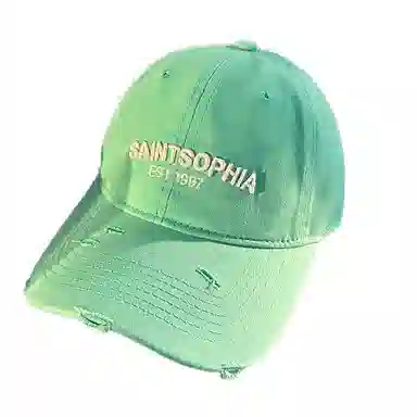 杨同学 薄荷绿防晒 棉 鸭舌帽 女款