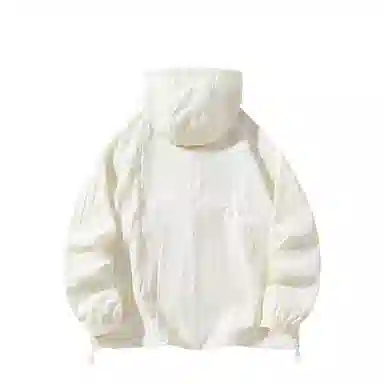 潮流舒适宽松美式时尚设计感简约山系户外露营通勤轻薄运动吸汗速干休闲多功能超轻透气凉感抽绳连帽情侣百搭外套防晒服 男女同款