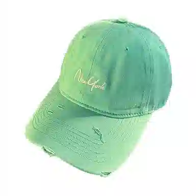 杨同学 薄荷绿防晒 棉 鸭舌帽 女款