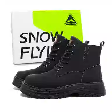 SNOW FLYING
