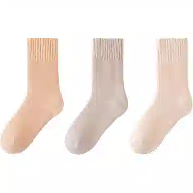 恒源祥 简约时尚舒适保暖中筒袜 女款 组合装