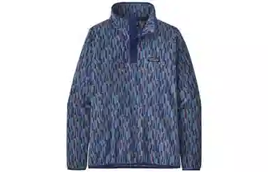 patagonia W'S MICRO D SNAP-T PULLOVER Logo