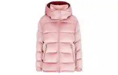 Moncler FW21 Hooded Down Jacket Pink