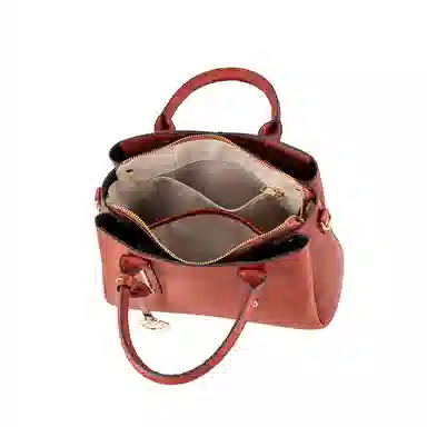 维尼奥 新中式国风提花刺绣高级感时尚气质 合成革 单肩斜挎手提包 常规 女款 红色