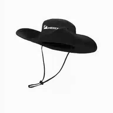 稻草人 户外钓鱼出游遮阳防晒 聚酯纤维 渔夫帽 男女同款情侣款