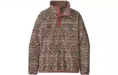 patagonia W'S MICRO D SNAP-T PULLOVER Logo