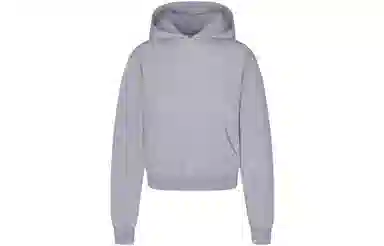 Skims Cotton Fleece Classic Hoodie Heather Grey