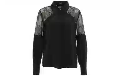 LIUJO UOMO FW23 Silk Shirt With Lace
