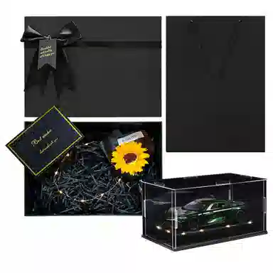 金车将 柯尼塞格 双子座 仿真合金车模 氛围感灯光展示礼盒礼袋 成品模型