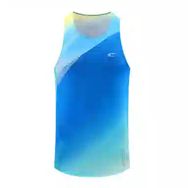 赛琪 渐变多色时尚马拉松训练跑步运动户外休闲薄款透气吸湿排汗透气无袖投篮服篮球田径背心 男女同款