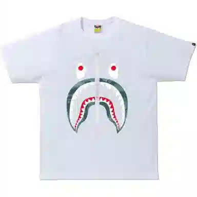 A BATHING APE Shark Camo Tee