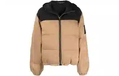 Alexander Wang FW22 Logo Patch Hoodie Jacket Brown