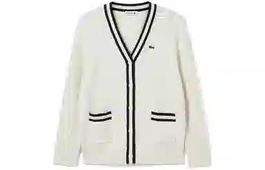 Lacoste V-Neck Knit Cardigan