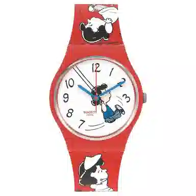 Swatch Quartz 41mm White Dial
