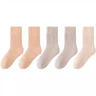 恒源祥 简约时尚舒适保暖中筒袜 女款 组合装