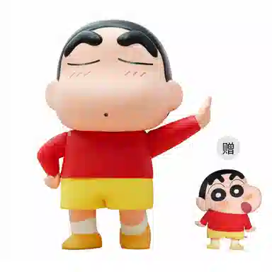简动文创 蜡笔小新大娃大号公仔 比例手办