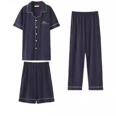 潞优野 家居服休闲时尚舒适睡衣套装 男款