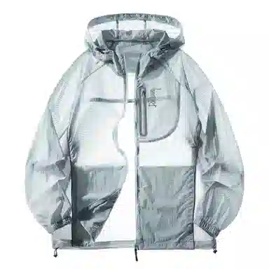 敦煌博物馆 运动透气连帽纯色百搭防晒服 男女同款