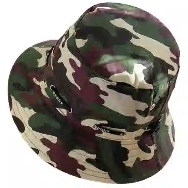 雅鹿 时尚迷彩户外遮阳防晒登山露营钓鱼透气舒适帅气好看潮搭 腈纶 渔夫帽 男女同款情侣款